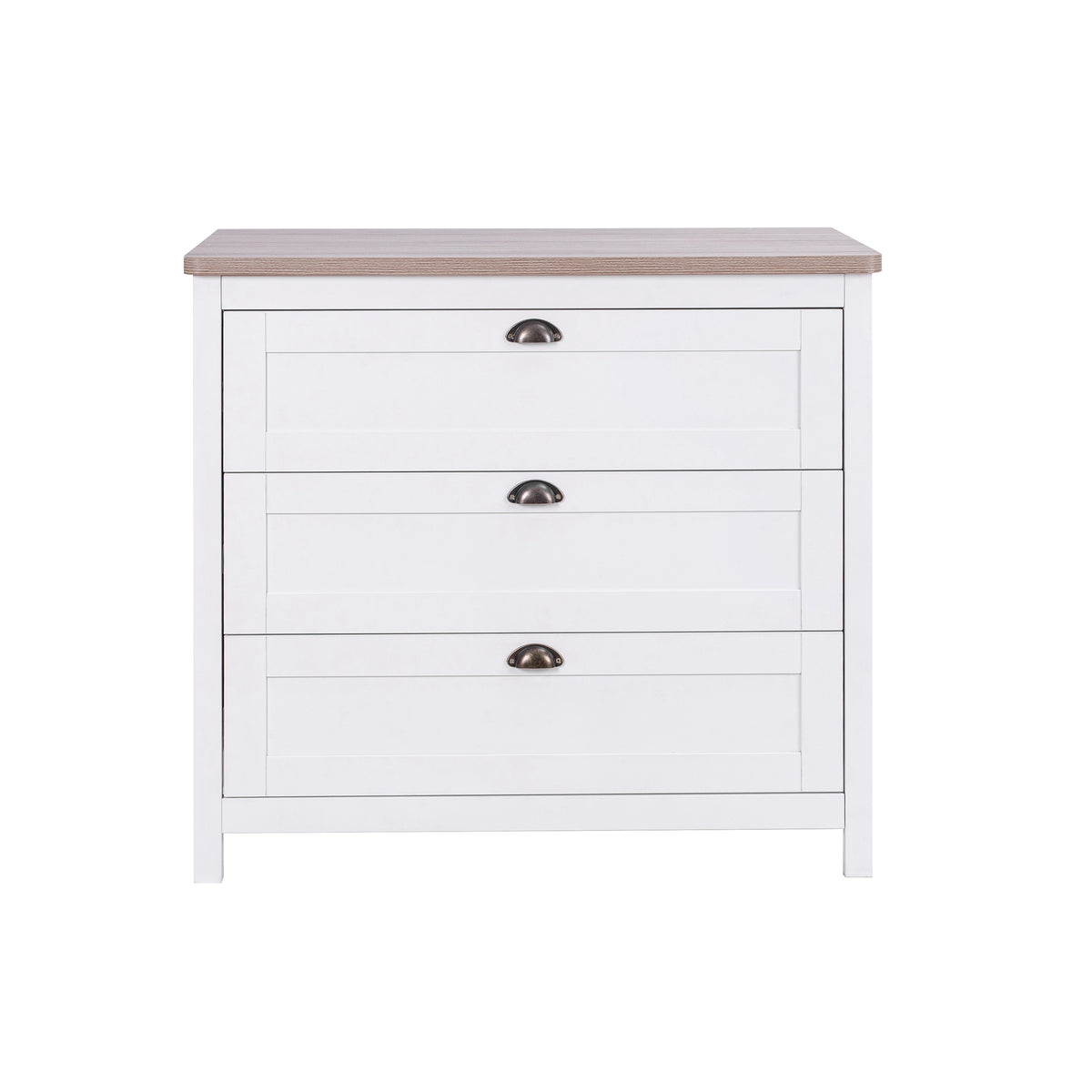 Tuti Bambini Verona 3 Piece Room Set - White/Oak
