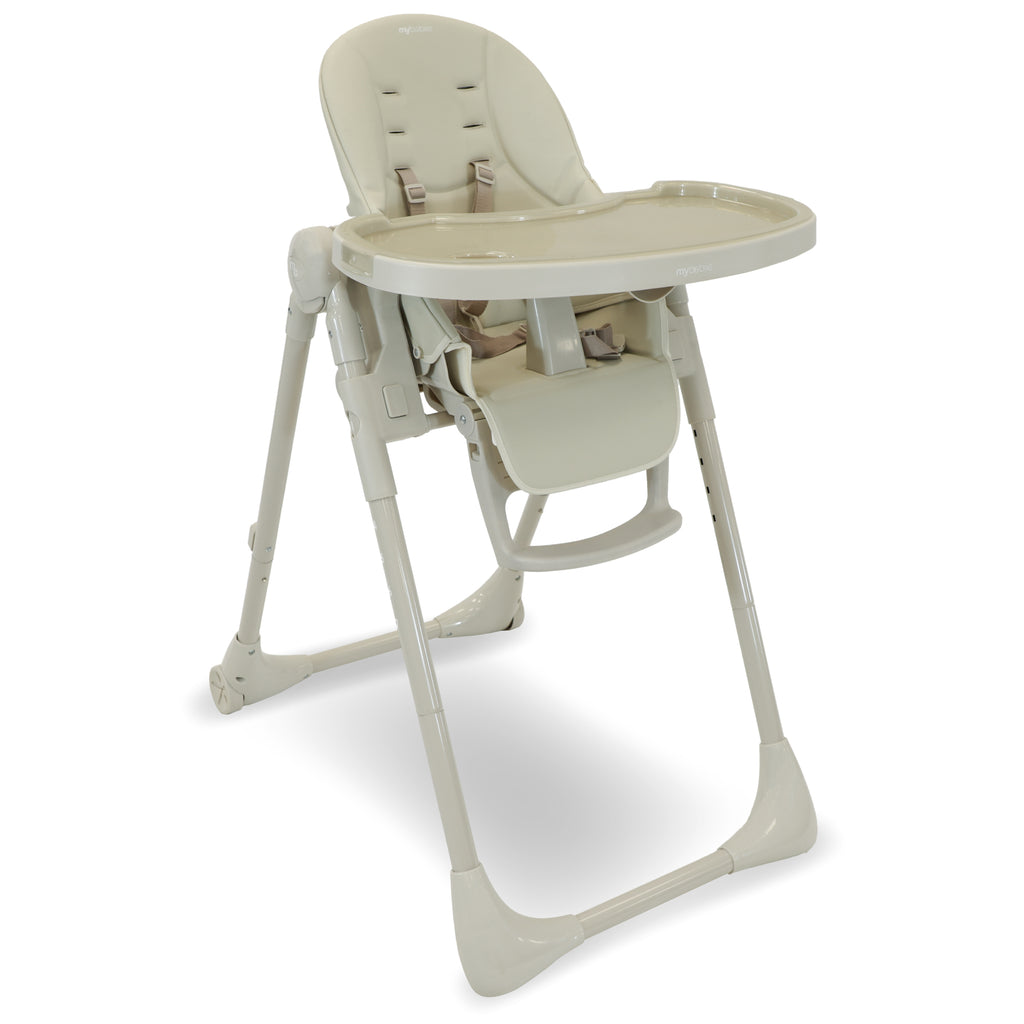 My Babiie Luxe Highchair-Oatmeal