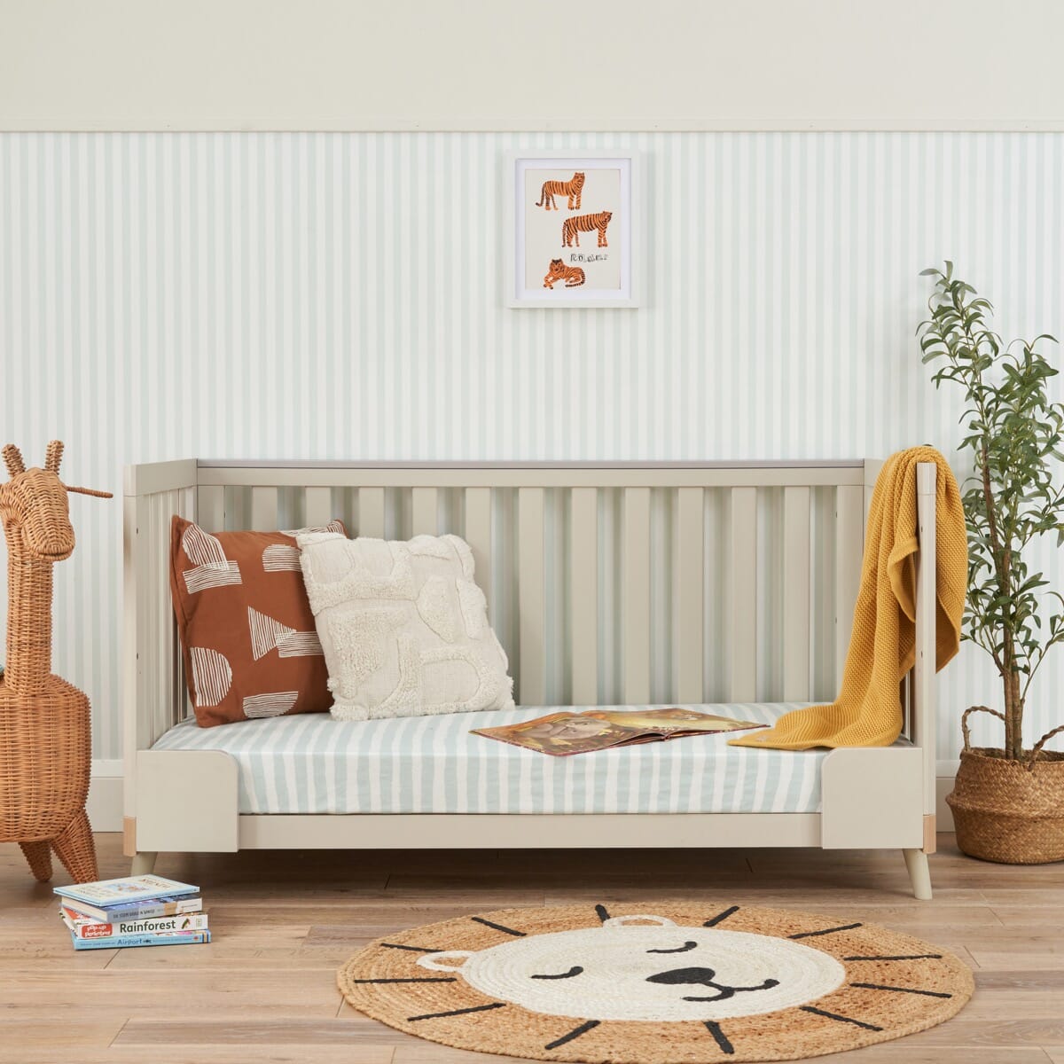 Tutti Bambini Hygge 2 Piece Room Set - Light Oak/White Sand