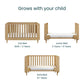 Tutti Bambini Japandi Mini Cot Bed - Light Oak