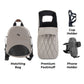 My Babiie MB450 LUXE 3-in-1 Travel System - Mink