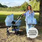 My Babiie MB200i 3-in-1 Travel System with i-Size Car Seat - Dani Dyer Blue Plaid