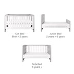 Tutti Bambini Modena 2 Piece Room Set - Grey Ash/White