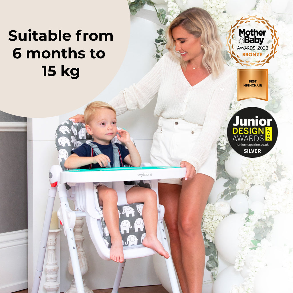 My Babiie Premium Highchair- Elephant