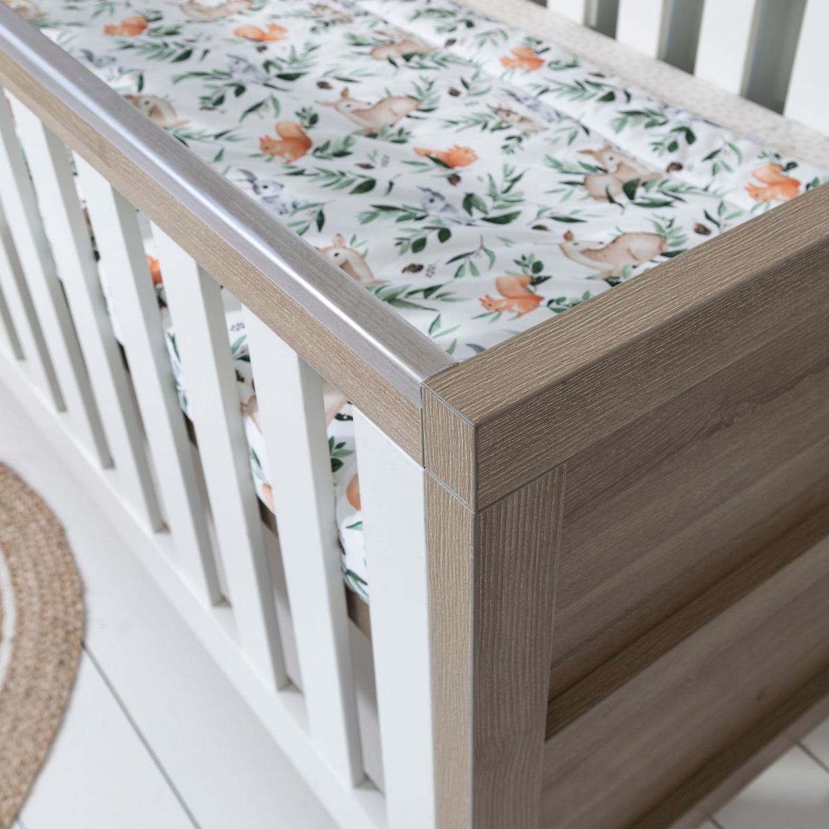 Tuti Bambini Modena 3 Piece Room Set - White/Oak