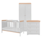 Tutti Bambini Rio 3 Piece Room Set - Honey Oak & Dove Grey