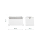 Beaumont Storage Box - White