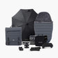 icandy Peach 7 Dark Grey Pushchair and Carrycot - Complete Car Seat Bundle