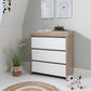 Tuti Bambini Modena 2 Piece Room Set - White/Oak