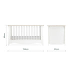 Clara Luxe 3 Piece Furniture Set - White & Ash