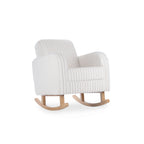 Etta Faux Fur Nursing Chair - Cream