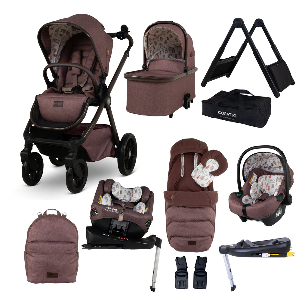 Cosatto Giggle 4 Special Edition All Stage Home and Travel Bundle Bear Hug
