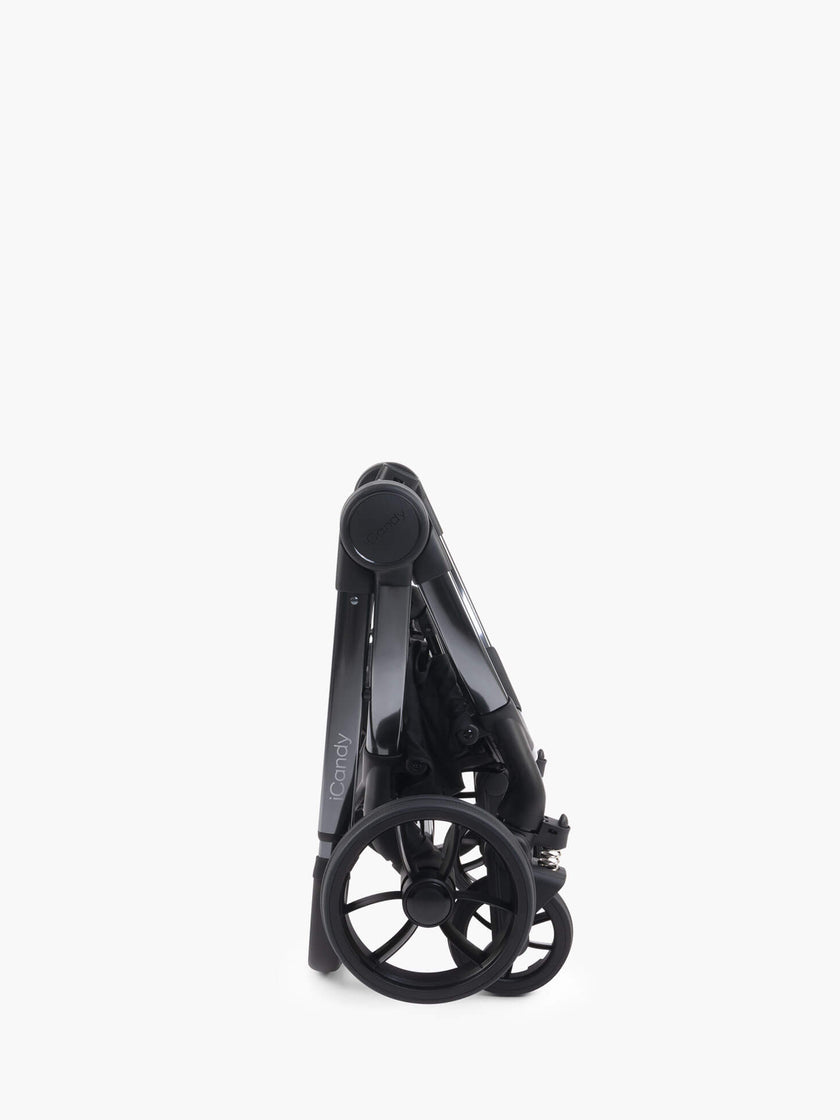 icandy Peach 7 Dark Grey Pushchair and Carrycot - Complete Car Seat Bundle