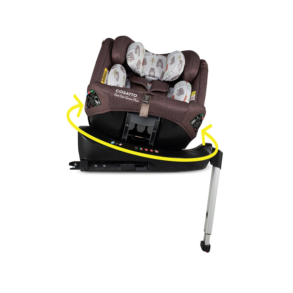 Cosatto Get Set Grow Plus i-Size 360 Car Seat Bear Hug