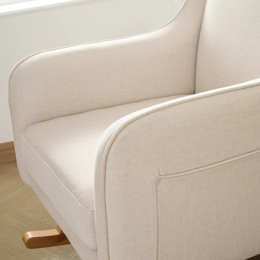 Ida Nursing Chair with Footstool – Ivory