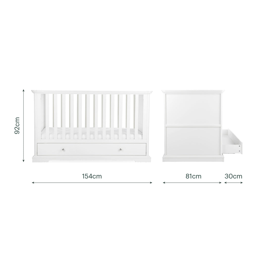Beaumont 2 Piece Nursery Furniture Set - White