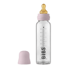 BIBS Baby Glass Bottle Complete Set 225ml - Dusky Lilac