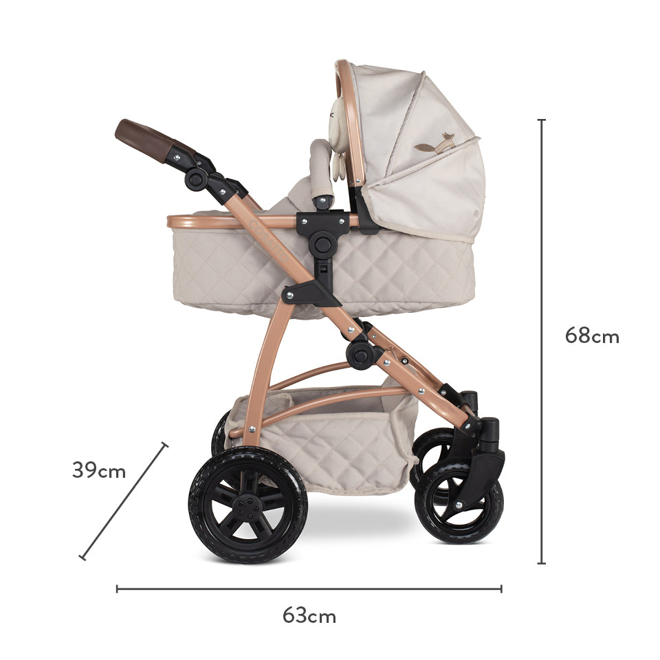 Cosatto Wow 3 Doll's Pram- Whisper