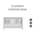 Tutti Bambini Verona 3 Piece Room Set - Dove Grey/Oak
