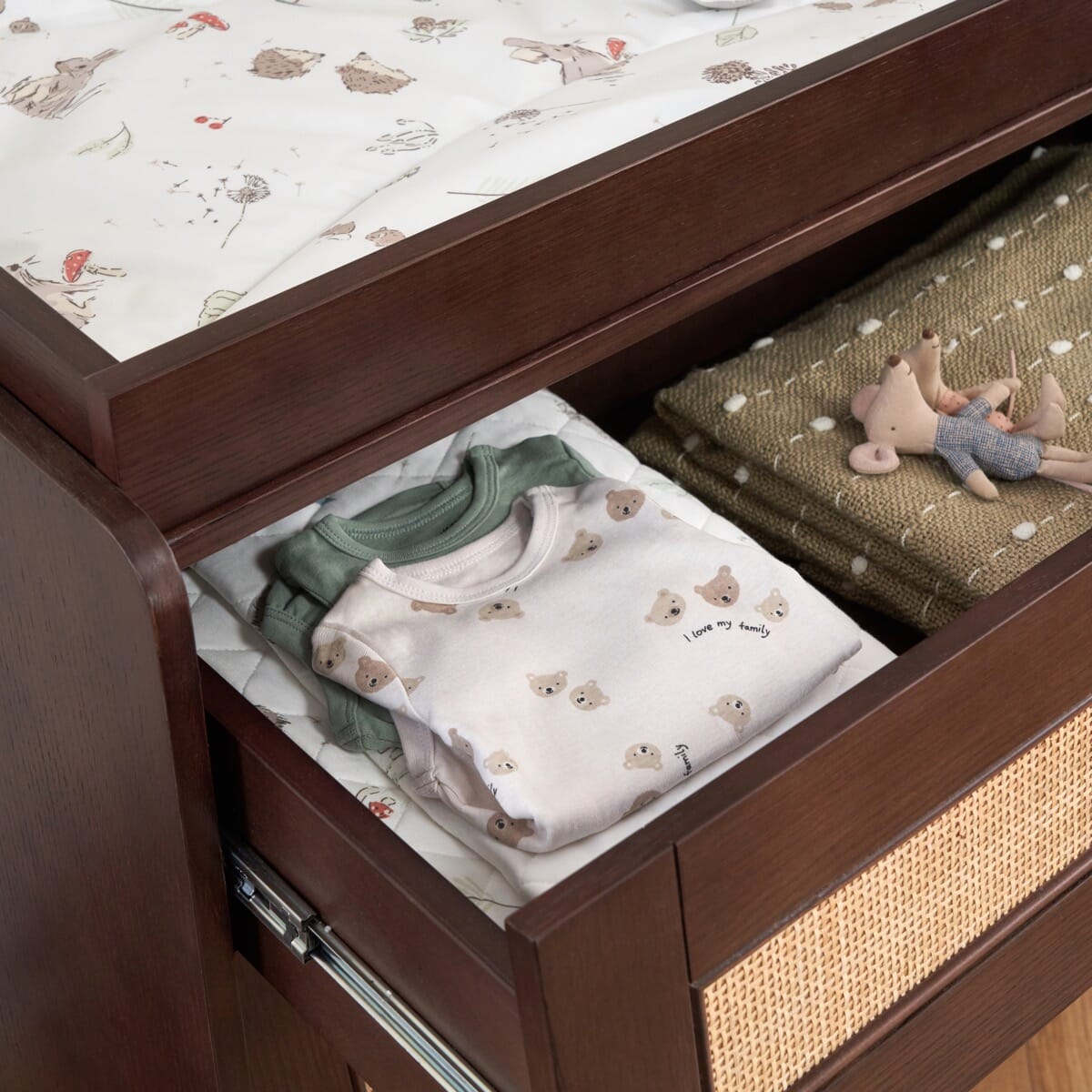 Tutti Bambini Japandi Mini 2 Piece Room Set - Warm Walnut