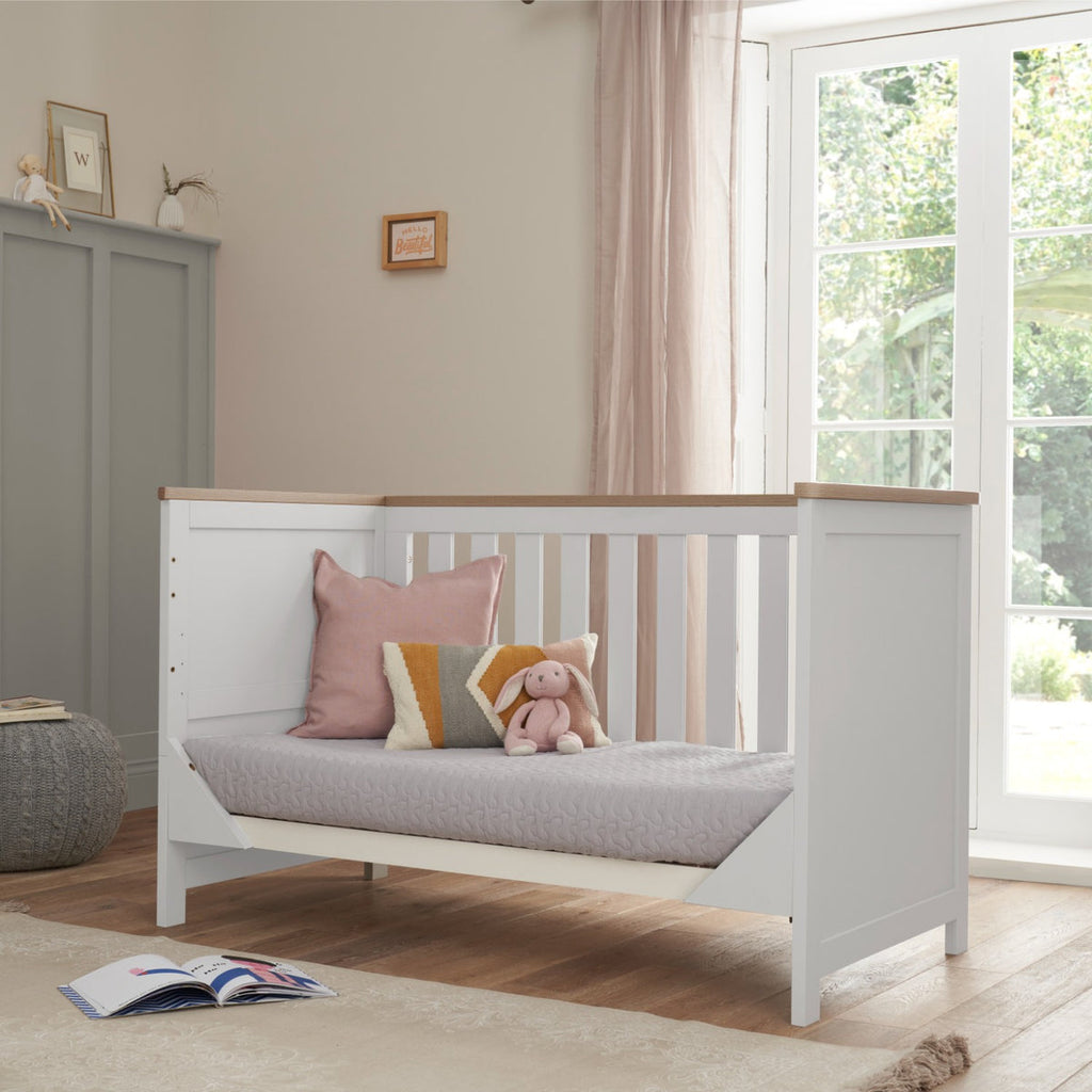 Tutti Bambini Verona 3 Piece Room Set - White/Oak