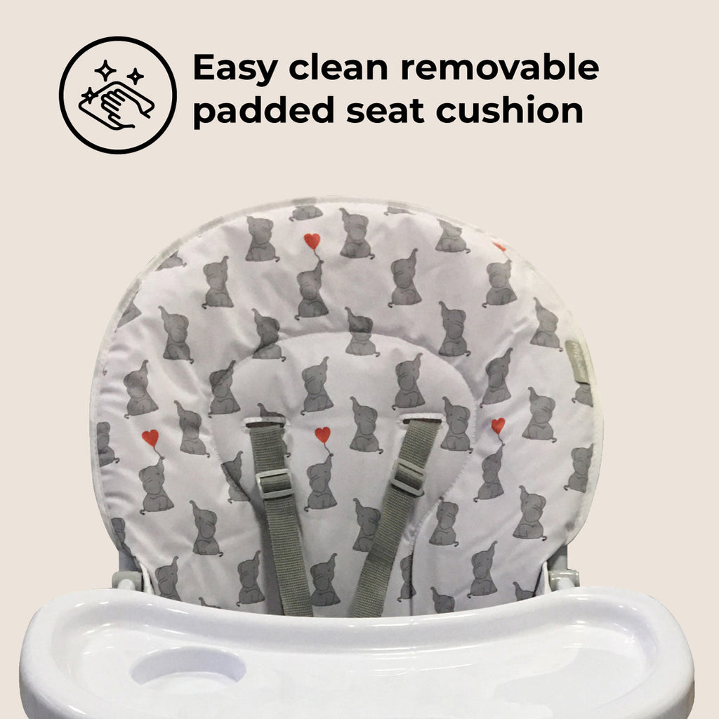 My Babiie Compact Highchair- Elephant's