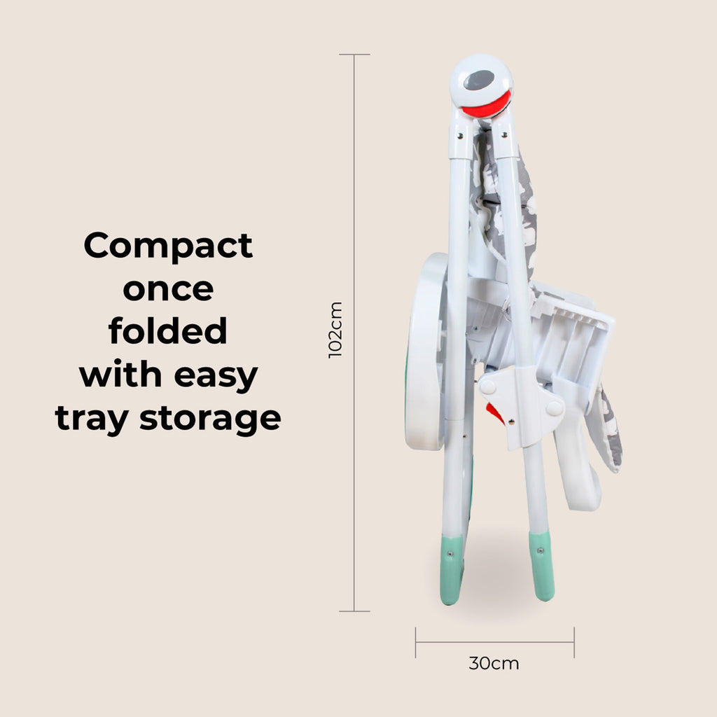 My Babiie Premium Highchair- Elephant