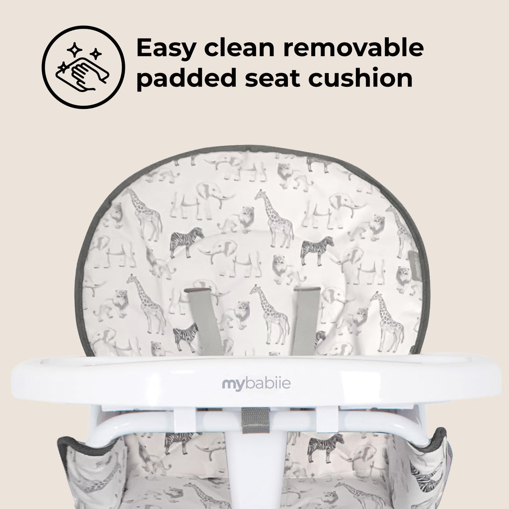My Babiie Compact Highchair-Safari