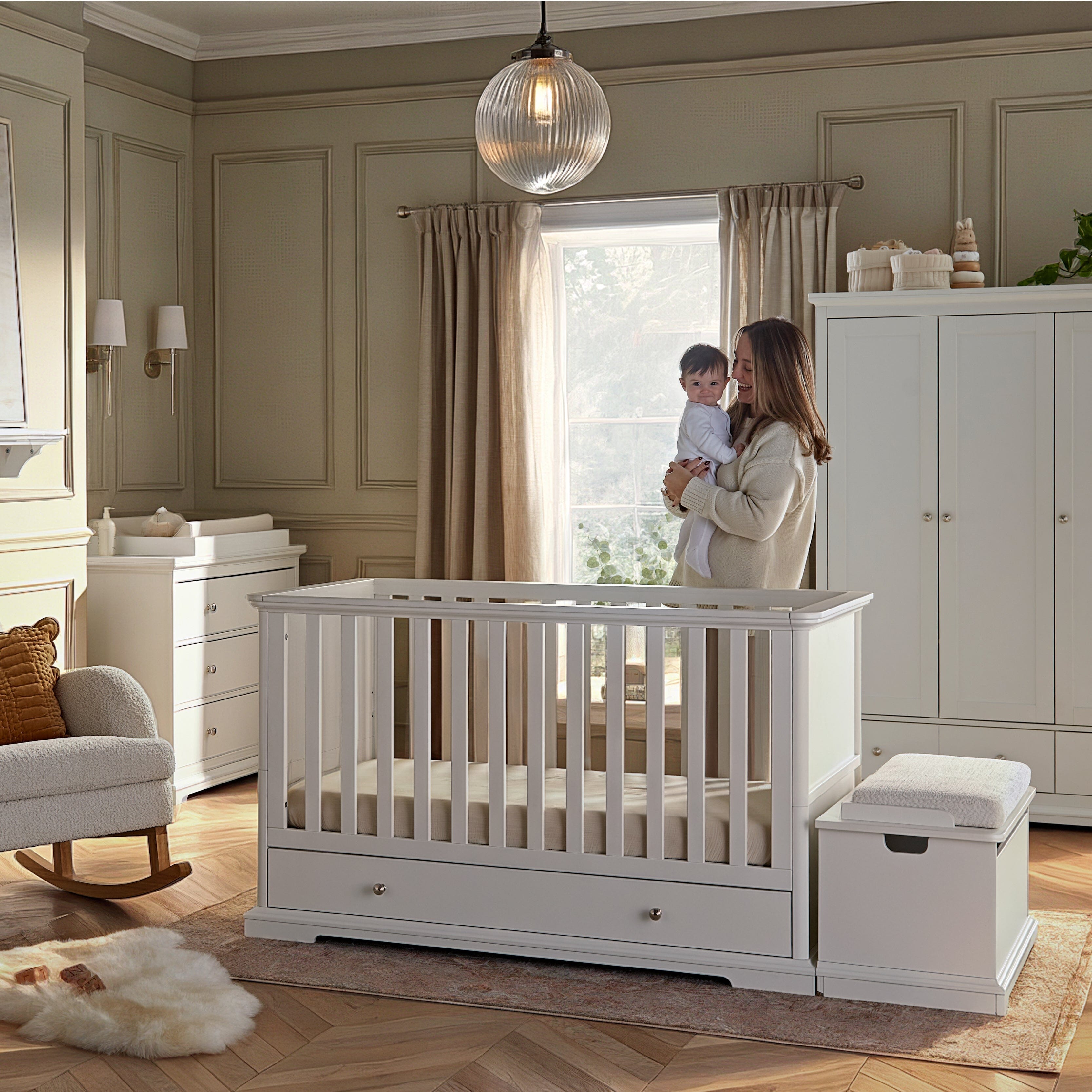 Beaumont Cot Bed - White