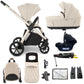 My Babiie MB450 LUXE 3-in-1 Travel System with Base - Feather