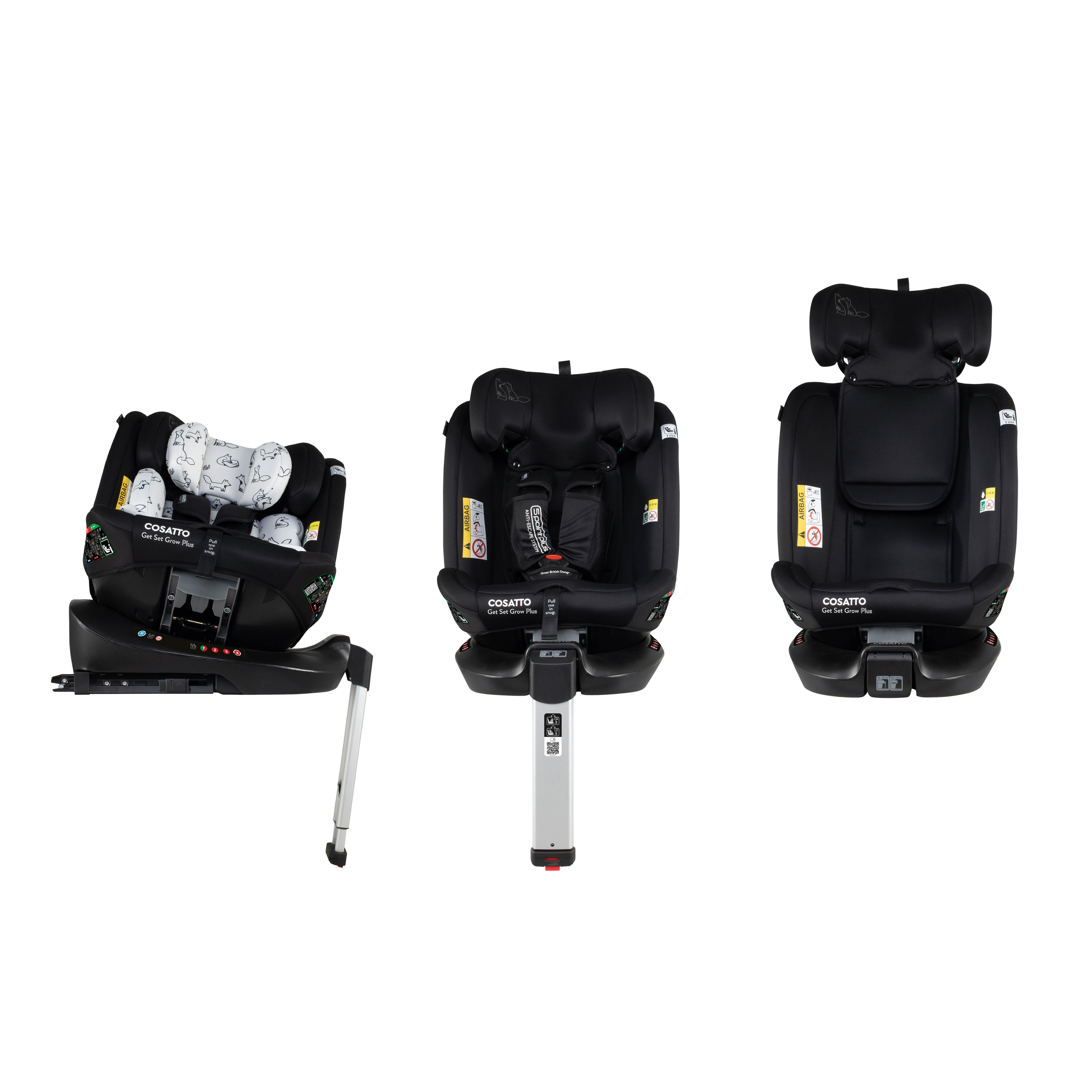 Cosatto Get Set Grow Plus i-Size 360 Car Seat Foxed