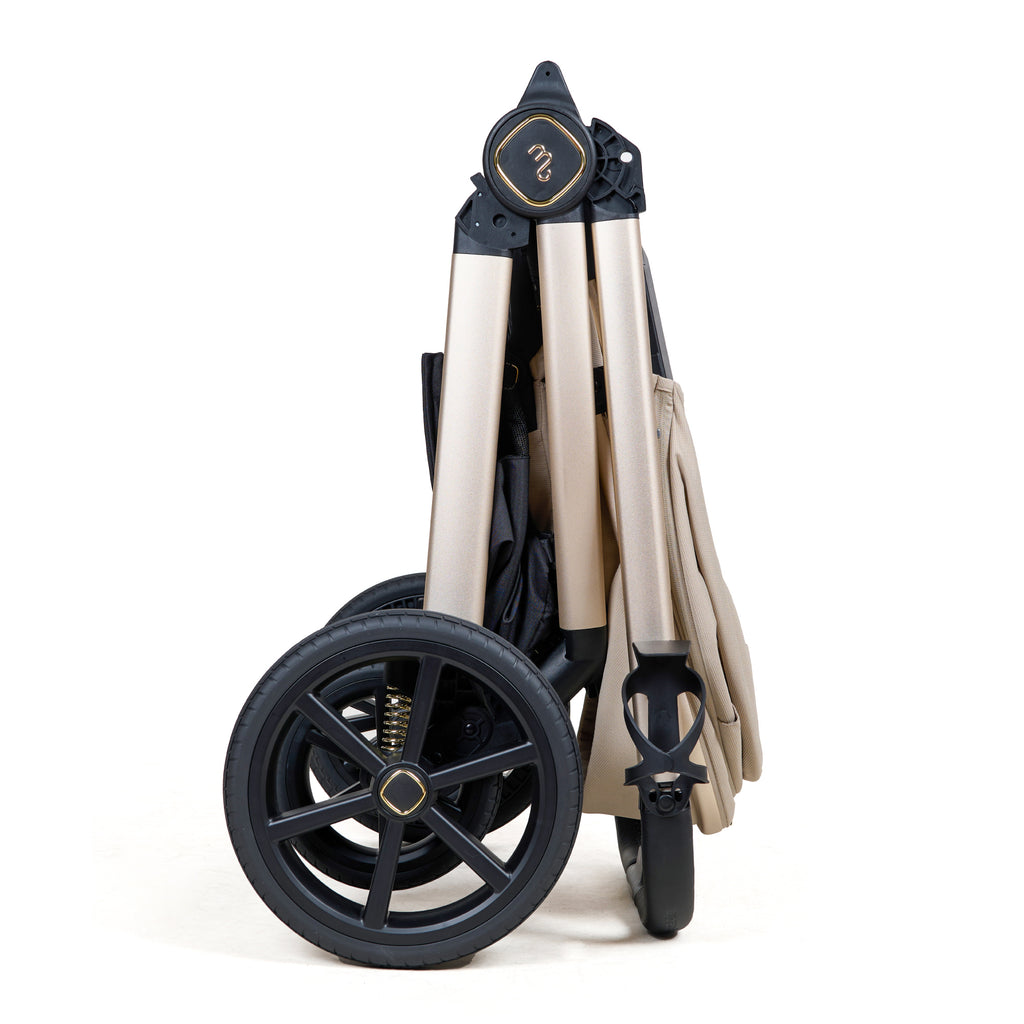 My Babiie MB450 LUXE 3-in-1 Travel System with Base - Feather