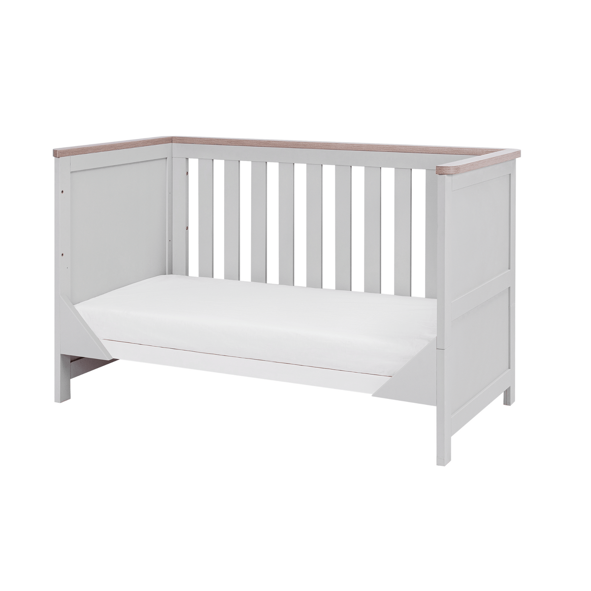 Tuti Bambini Verona 3 Piece Room Set - Dove Grey/Oak