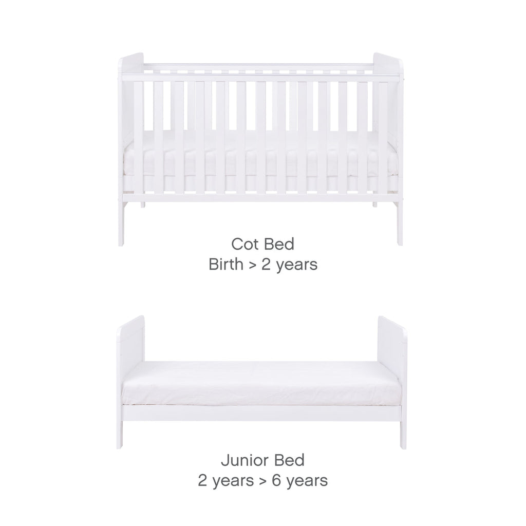 Tutti Bambini Rio 2 Piece Room Set - White