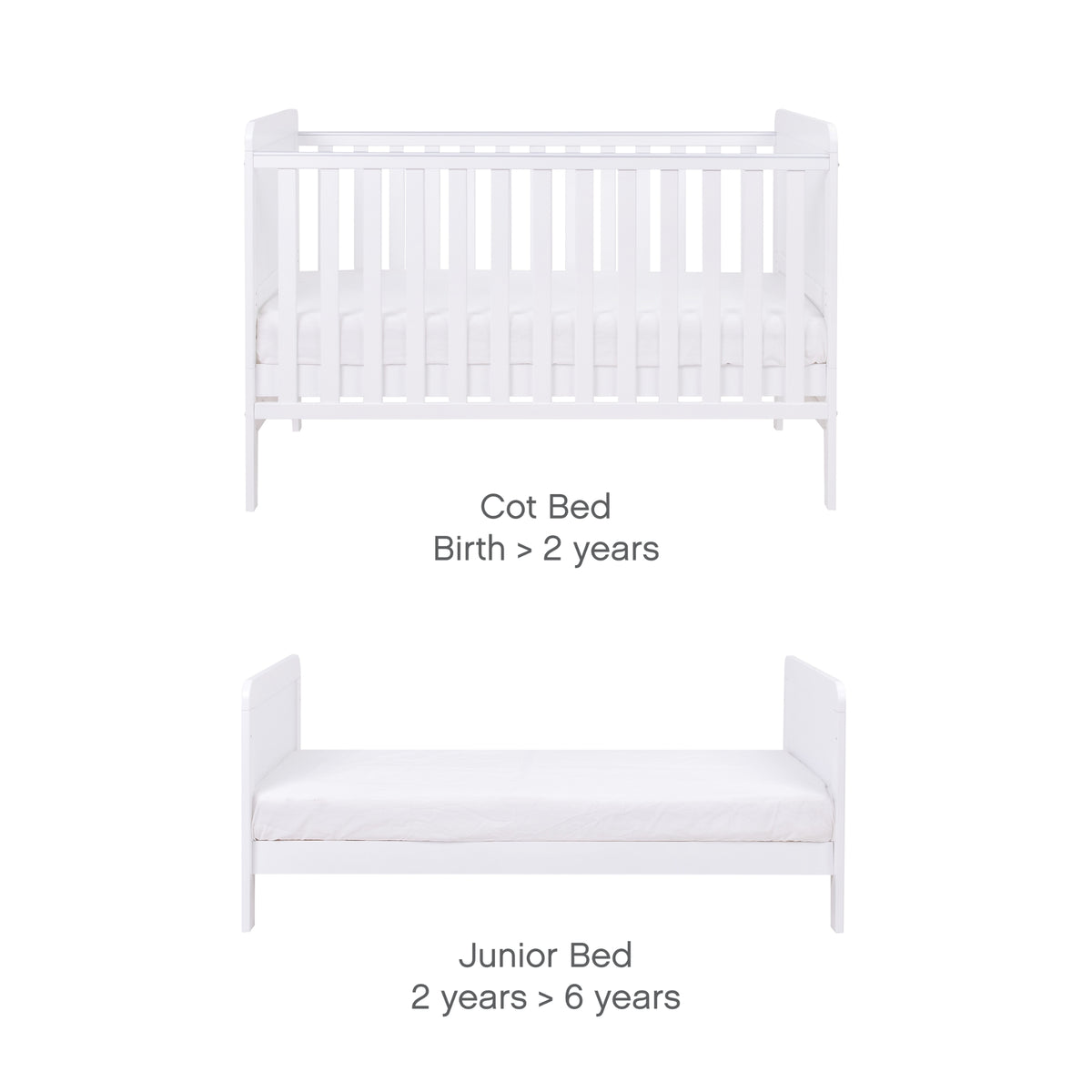 Tuti Bambini Rio 2 Piece Room Set - White