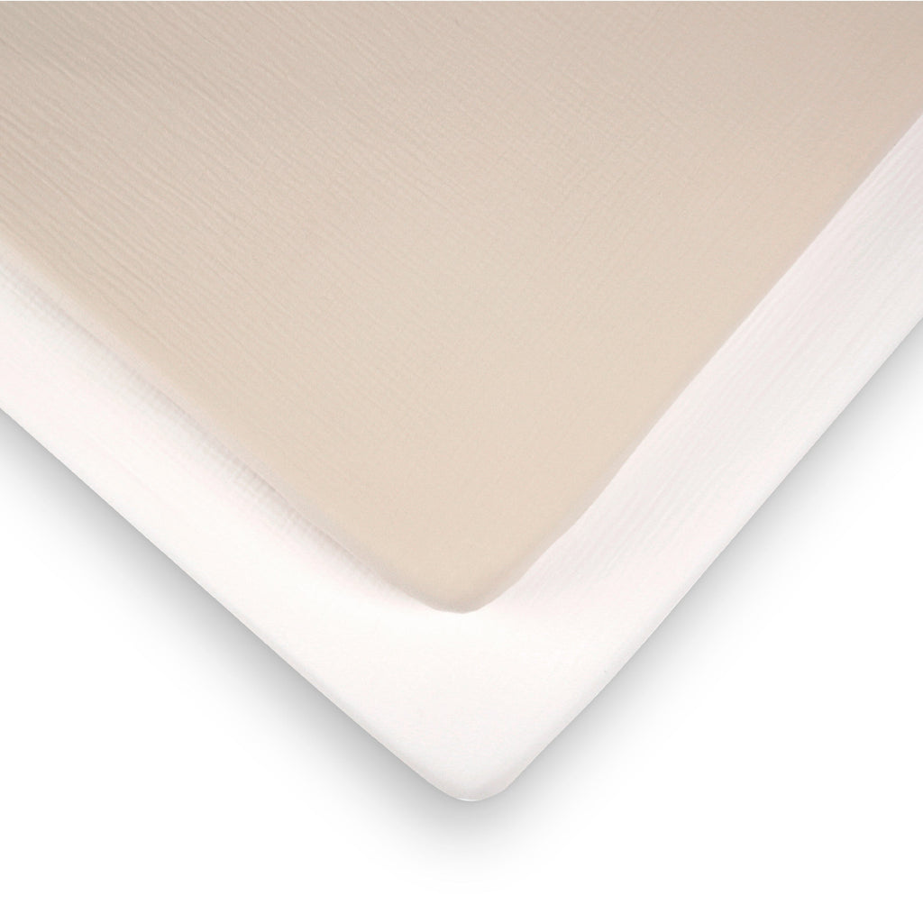 4 Piece Cot Bed Bedding Set - Cashmere Waffle