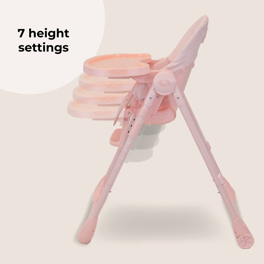 My Babiie Luxe Highchair- Pink