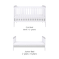 Tuti Bambini Rio 2 Piece Room Set - White & Dove Grey