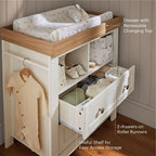 Burford Dresser Changer - White & Oak