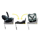Cosatto Wow 3 All Stage Family Rotate & Recline 2 Base Bundle Meadow