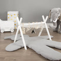 Teddy Bear Playmat Big 150cm Jersey Grey