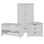 Tutti Bambini Verona 3 Piece Room Set - Dove Grey/Oak