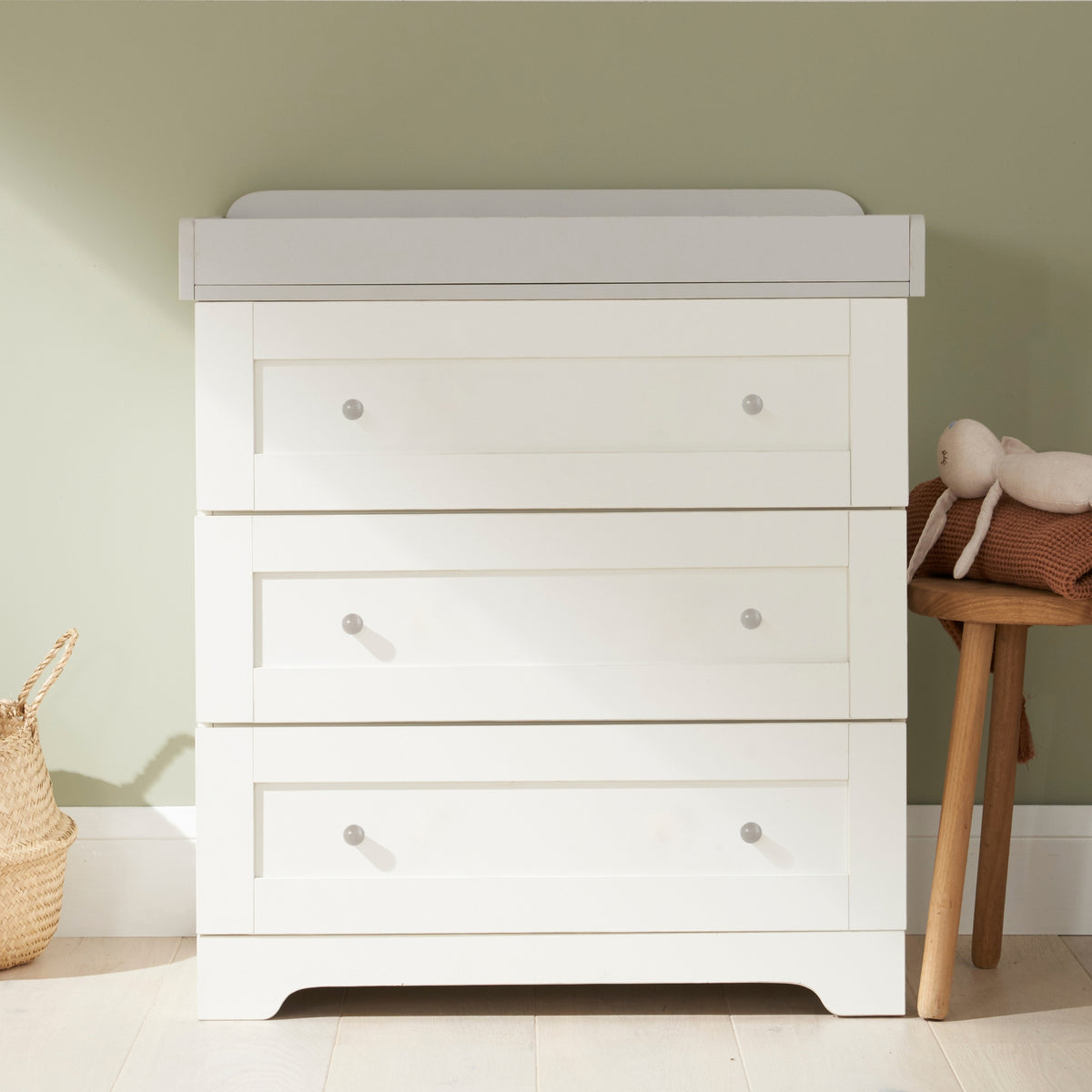 Tuti Bambini Rio 2 Piece Room Set - White & Dove Grey