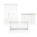 Clara Luxe 3 Piece Furniture Set - White & Ash