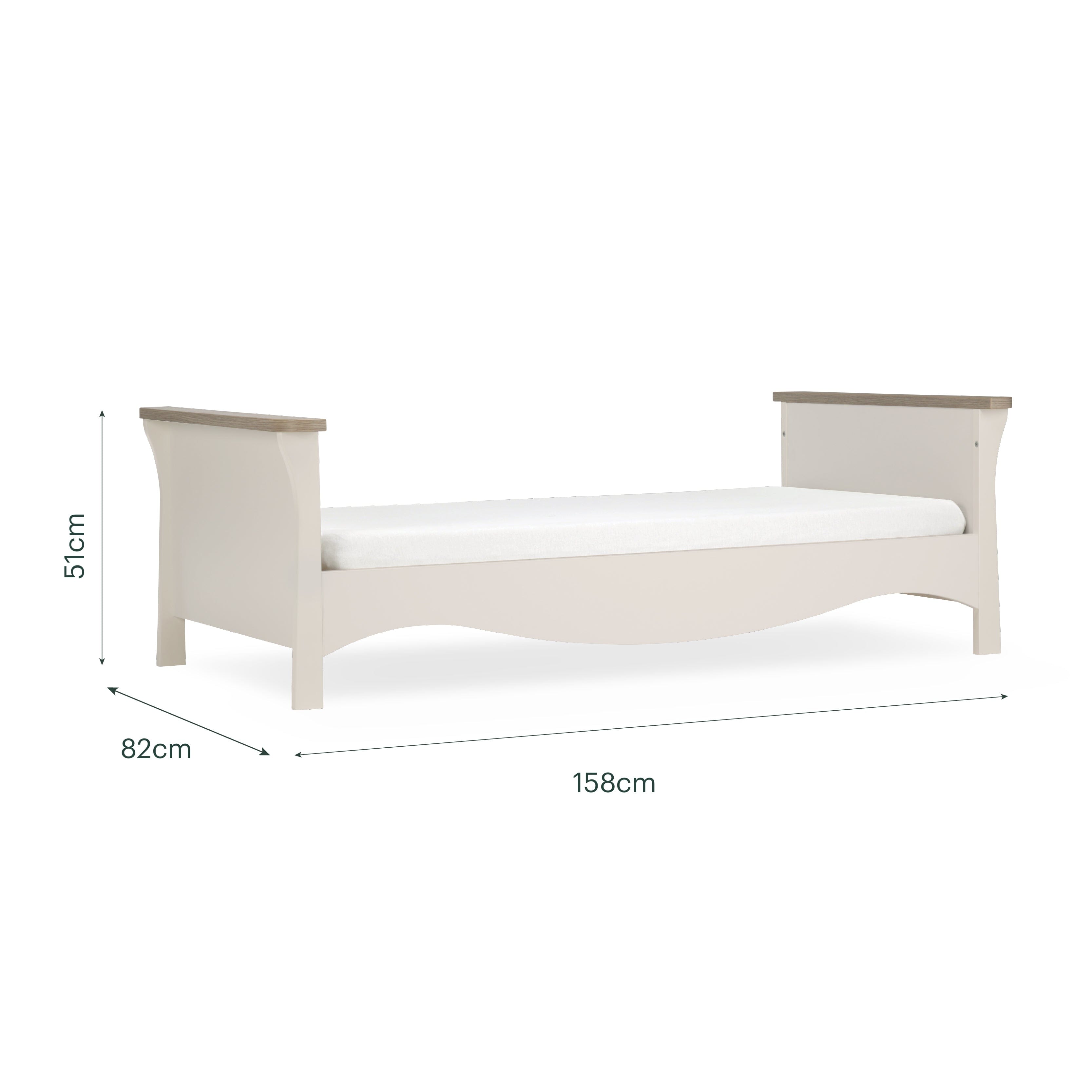 Clara Toddler Bed - Cashmere & Ash
