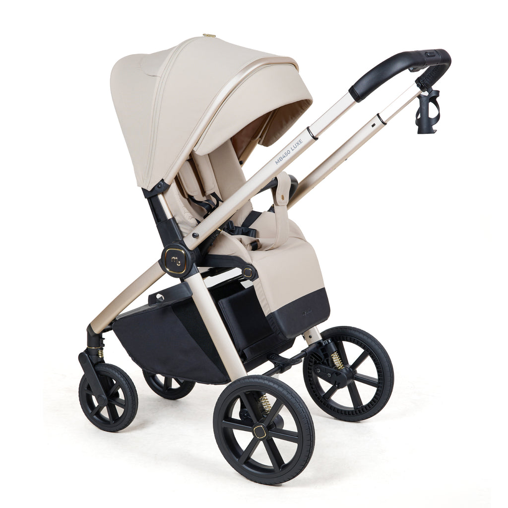 My Babiie MB450 LUXE 3-in-1 Travel System with Base - Feather