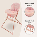 My Babiie Compact Highchair- Pink Dalmatian