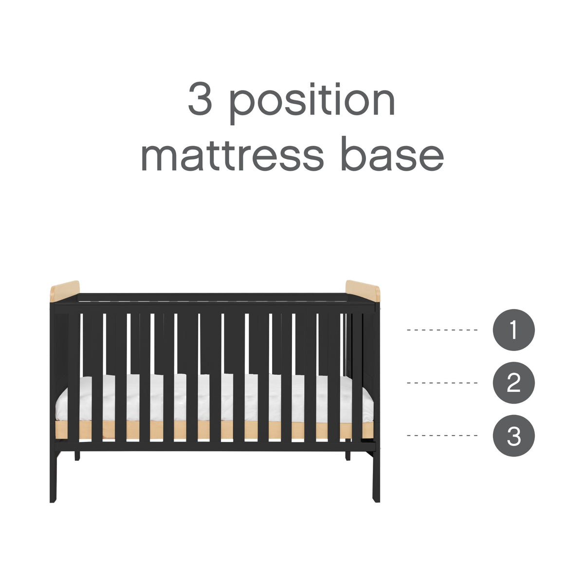Tuti Bambini Rio 2 Piece Room Set - Honey Oak & Slate Grey