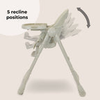 My Babiie Luxe Highchair-Oatmeal