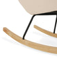 Marley Nursing Chair and Footstool - Teddy Light Beige